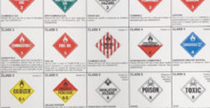DOT placards used in hazmat driver jobs